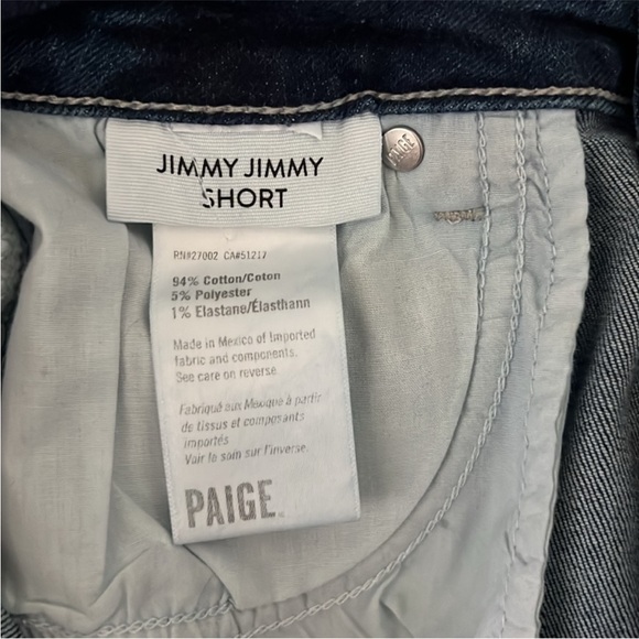 PAIGE Jimmy Jimmy Shorts 24 - Picture 4 of 4